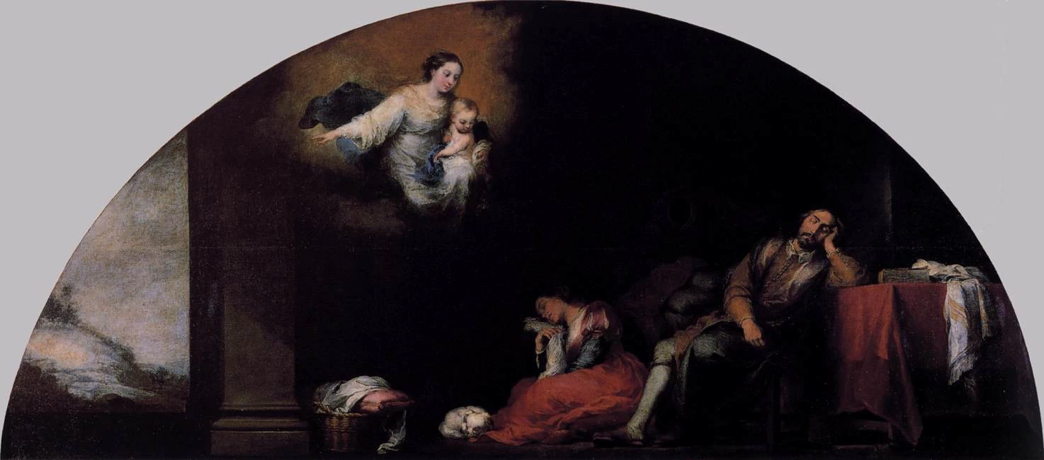 Bartolomé Esteban Murillo - 261, Il sogno del patrizio, Museo del Prado, Madrid